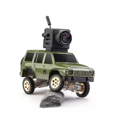 RC 1/64 Micro Rock Crawler TRUCK 4x4 Off-Road W/ LED + FPV Goggles RTR -GREEN- • $159.99