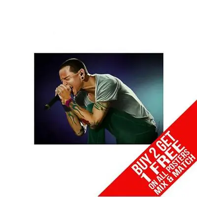 Chester Bennington Linkin Park Bb1 Poster Art A4 A3 Size - Buy 2 Get Any 2 Free • £6.97
