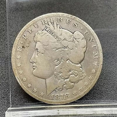 1878-CC US $1 Morgan Silver Dollar ~ Carson City Mint Rare Key Date Coin VG/F • $189.99
