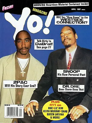 $12.99 • Buy Yo! Magazine #58 4/97 Tupac Snoop Dr. Dre Da Brat Westside Connection