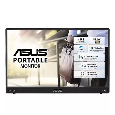 ASUS ZenScreen 15.6  Full HD IPS USB-C Portable Monitor  MB166C • £165.96