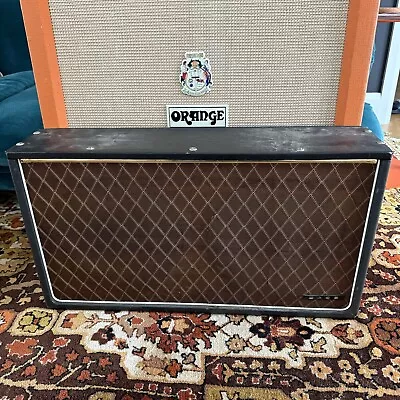 Vintage 1963 Vox AC30 2x12 Combo Empty Amplifier Box Cabinet Spares Repair 1960s • $487.09