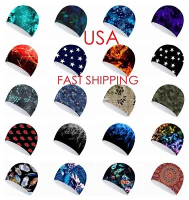 Cooling Bald Dome Skull Cap Helmet Liner Sport Beanie Hat Moisture Sweat Wicking • $7.86