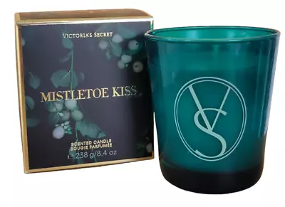 New Victoria's Secret MISTLETOE KISS Scented Candle In Box 8.4 OZ • $7.95