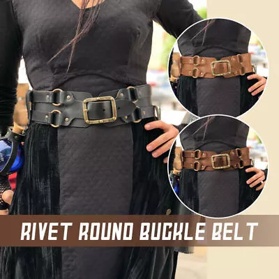 NEW Medieval Vintage Wide Belt Knight Girdle Costume Cosplay Steampunk Waistband • $32.27