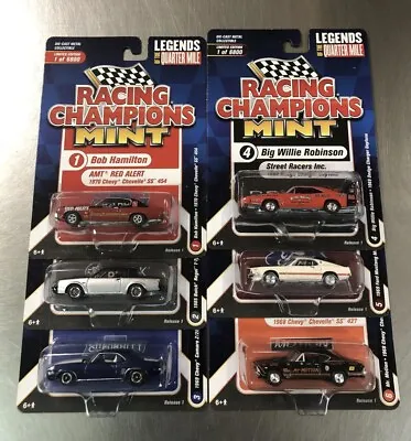 Racing Champions Mint 2022 Set Of 6 Cars Release 1 1/64 Diecast Model Cars By JL • $32.50