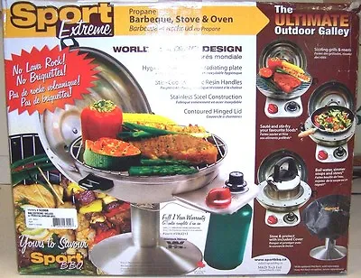 Sport Extreme Deluxe Propane Stainless Steel BBQ Grill Marine RV Camping Victory • $149.99