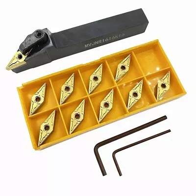 Turning Tool Holder +10* VNMG160404 1 Set 1616K16 16mm×125mm Accessories • $44.47