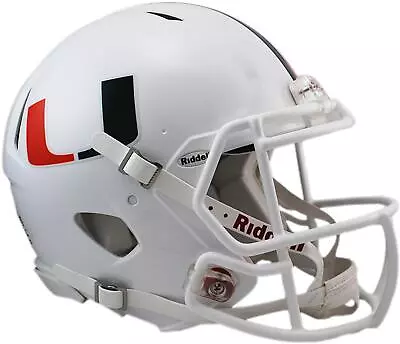 Riddell Miami Hurricanes Revolution Speed Full-Size Authentic Football Helmet • $389.99