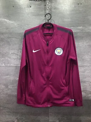 Men's Fc Manchester City 2017/2018 Training Soccer Football Shirt Jersey Size M • $35