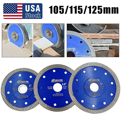 4 /4.5 /5  Diamond Saw Blade Tile Porcelain Marble Dry Cutting Disc Cutter Wheel • $12.19