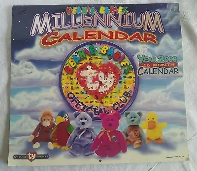 Ty Beanie Babies Millenium Calendar 2000 • £4.50