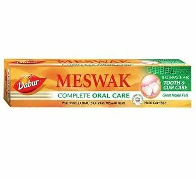 Meswak Toothpaste Dabur 200g- Prevent Tooth Decay Toothpaste- Ayurvedic • $9.71