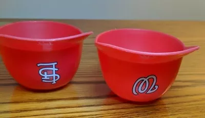 MLB St. Louis Cardinals Mini Batting Helmet Ice Cream Snack Bowl + Washington • $12.49