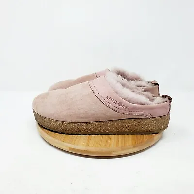 £32.64 • Buy Haflinger Shoes Womens 38 Snowbird Rosewood Pink Shearling Slip On Mule Slipper