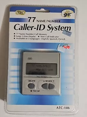 TOZAJ 77 Caller ID System Name Number 3 Line Display 3 Languages  ATC-146  • $21.24