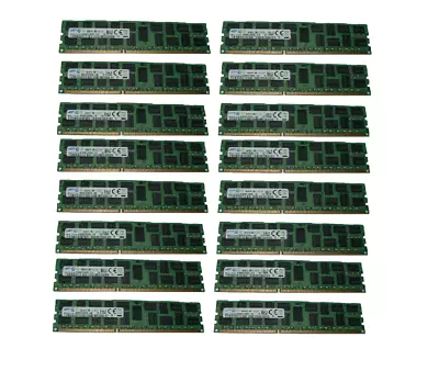 256GB (16x 16GB) 12800R RAM Memory For HP Proliant DL360 DL380 DL580 G6 G7 G8 • $155.99