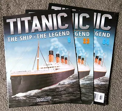 HACHETTE Build The TITANIC BUNDLE ISSUES  8 23 And 64 See Description • £25.99