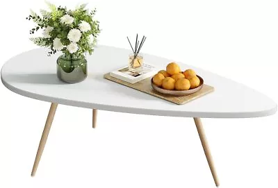 Modern Coffee Table Small White Coffee Tables For Small Space Unique Simple • $65.08