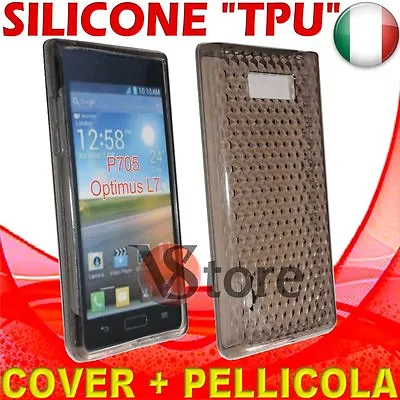 Cover Case For LG Optimus L7 P700 Black Gel Sico TPU Silicone • £3.36