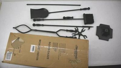 $57.99 • Buy Amagabeli SPPBPR669LH Garden & Home Black Iron Fireplace Stand Accessories Set