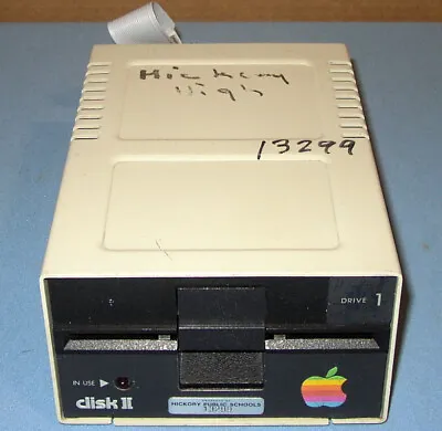 Apple Disk II A2M0003 5.25  External Floppy Drive & Cable For IIe Computer CLEAN • $65