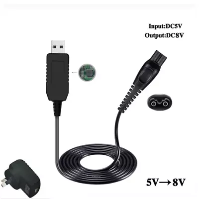 $7.05 • Buy Charger For Philips Battery 8V 2W HQ850 Shaver Blade QP2530 QP2630 Power Adapter