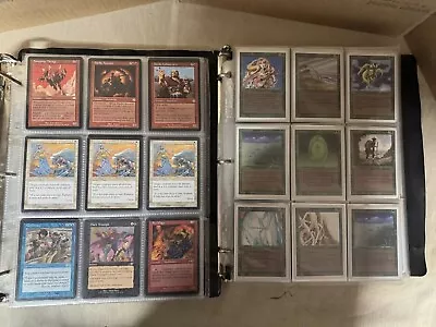 2 Binder (400 Cards) Lots Of MTG 1994 3rd Edition Revised Alot Have No Dates • $79.95