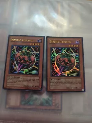 Yugioh Mystic Tomato Hobby League HL03 M/Nm X2 • £10