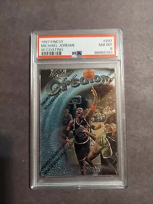 1997-98 Topps Finest Michael Jordan Creators Uncommon Silver W/Coating PSA 8  • $25