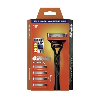 GILLETTE Fusion5 Razor Handle + 4 Cartridges  • $29.95