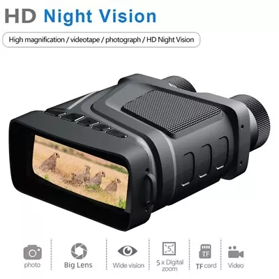 Night Vision Binoculars IR Binocular Telescope 5X Zoom Digital Night Vision NEW • £37.50