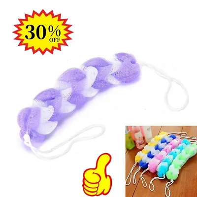 Back Scrubber Bath Shower Mesh Sponge Exfoliating Body Brush Nylon Puff.US • $1.69