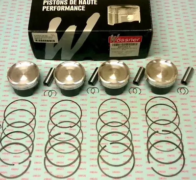 Suzuki GSXR1000 2001 - 2004 TURBO 73mm/75mm Bore Wossner Racing Piston Set (x4) • $1426.72