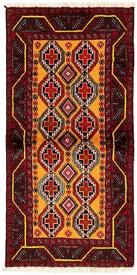 Traditional Vintage Hand-Knotted Carpet 3'1  X 6'4  Wool Area Rug • $273.40