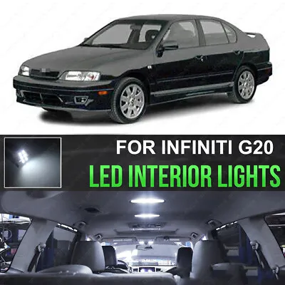 6000K Pure White Interior LED Lights Bulb Package Kit For Infiniti G20 1999-2002 • $7.78