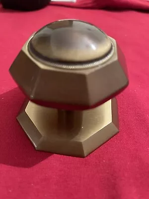 Valli & Colombo Solid  Brass Antique Patine Finish  Centre Door Knob 66mm • £29.95