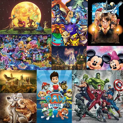 $14.28 • Buy Cartoon Movie Full Drill 5D Diamond Painting Kits Embroidery Cross Stitch Decor