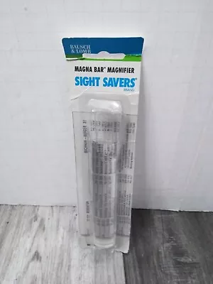 Bausch & Lomb Clear Sight Savers Magna-Rule Magnifying Ruler 2x Power 6.5  • $19.95