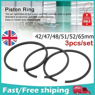 £7.24 • Buy 3x Air Compressor Piston Ring Pneumatic Drive Airtight Cylinder 42/47/48/51/65mm