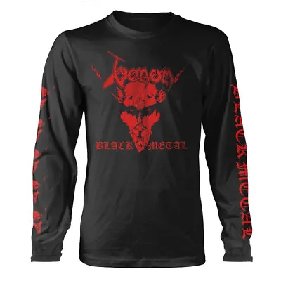 Venom 'Black Metal Red' (Black) Long Sleeve Shirt - NEW & OFFICIAL! • $40.29