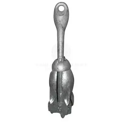 1.5kg Folding Galvanised Grapnel Anchor For Inflatable Boat Kayak Jet Ski Marine • $49