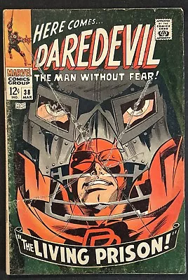 Daredevil #38 Dr Doom Cover Silver Age Marvel Comics 1968 • $19.99