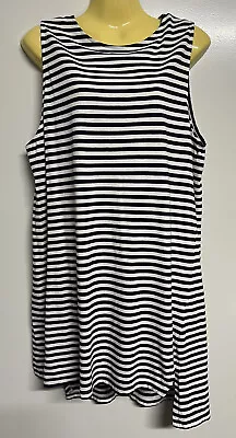 Viktoria & Woods - Striped Tank T-shirt Dress - Sz 2 - Good Cond (Made In Aust) • $30