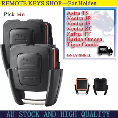 2* Fit For HOLDEN ASTRA VECTRA ZAFIRA Combo Remote Key Blank Shell/Case 2Button • $12.59