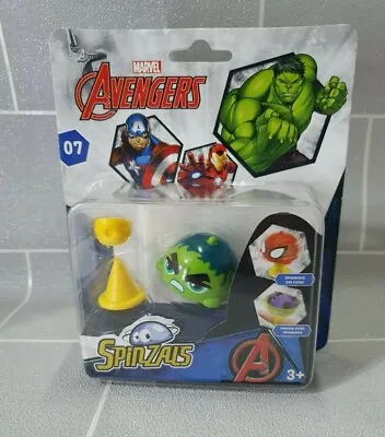 Marvel Avengers Superhero Spinzals Toy Spinning Ages 3 Years Hulk • £6.50