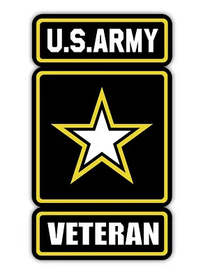 Us Army Veteran Military Decal Sticker 3m Usa  Made Truck Vehicle Window Wall • $99.99