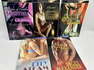 Erotic Romance Book Lot Ellora’s Cave Lacey Alexander Brides Of Carlon Series 5 • $28.99