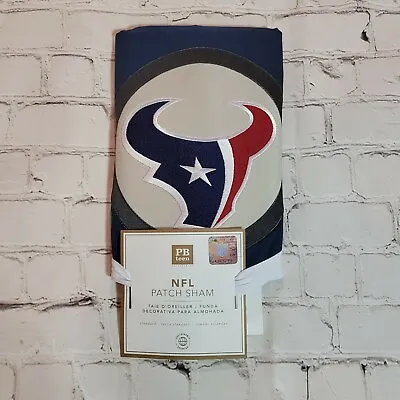 Pottery Barn Teen NFL Patch Houston Texas Pillow Sham Standard • $19.99