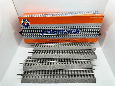 Lionel O Gauge 10  Straight Fast Track Pack Of 4 In Box 6-12032 • $19.99